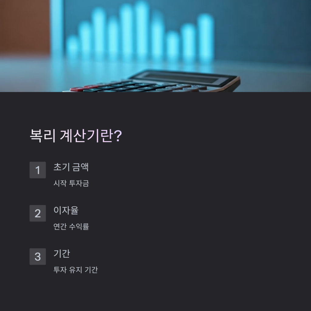 복리 계산기란?