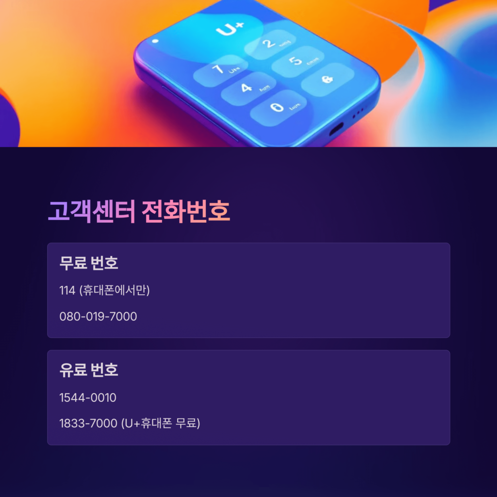 고객센터전화번호
