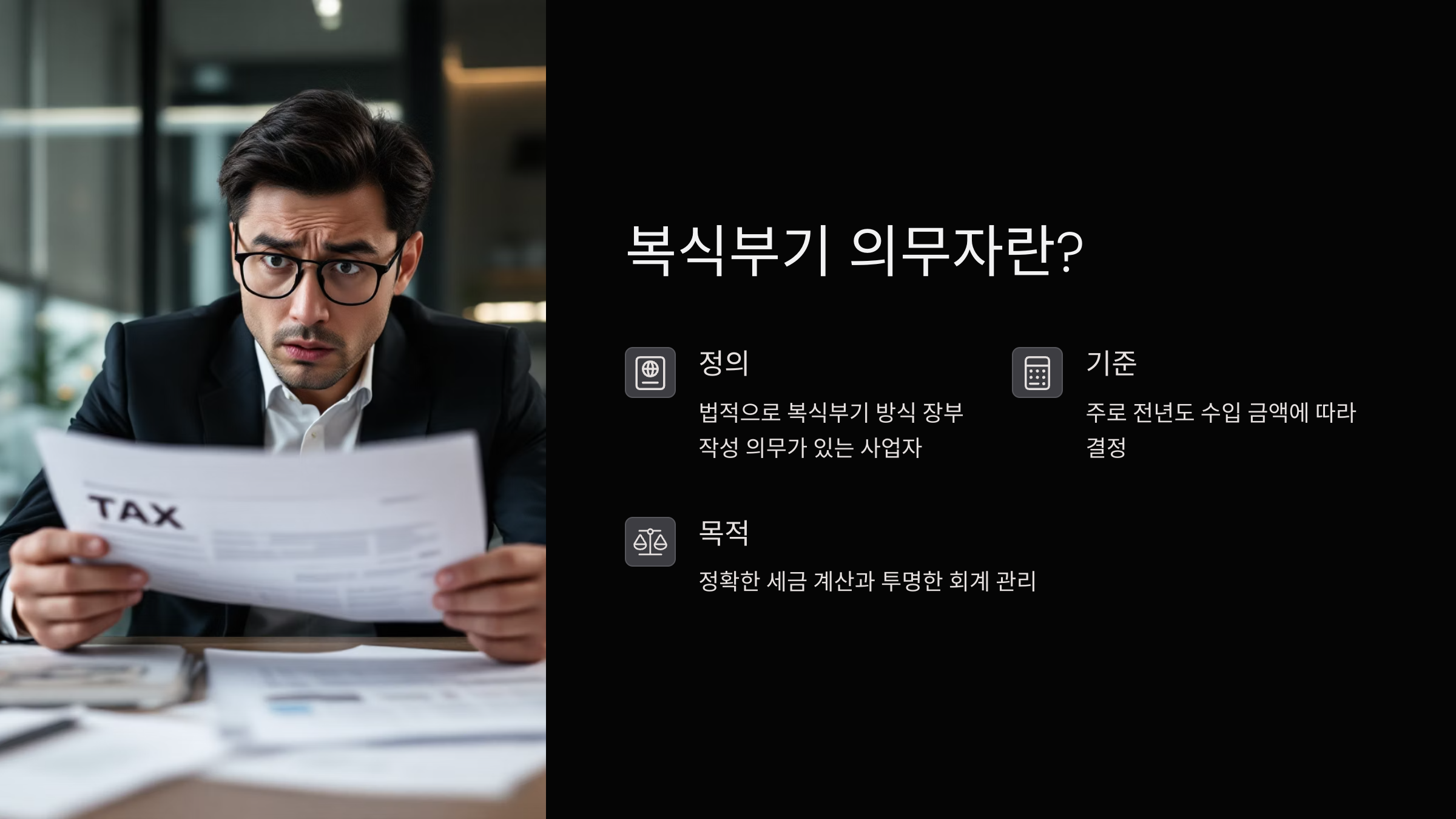 복식부기-의무자