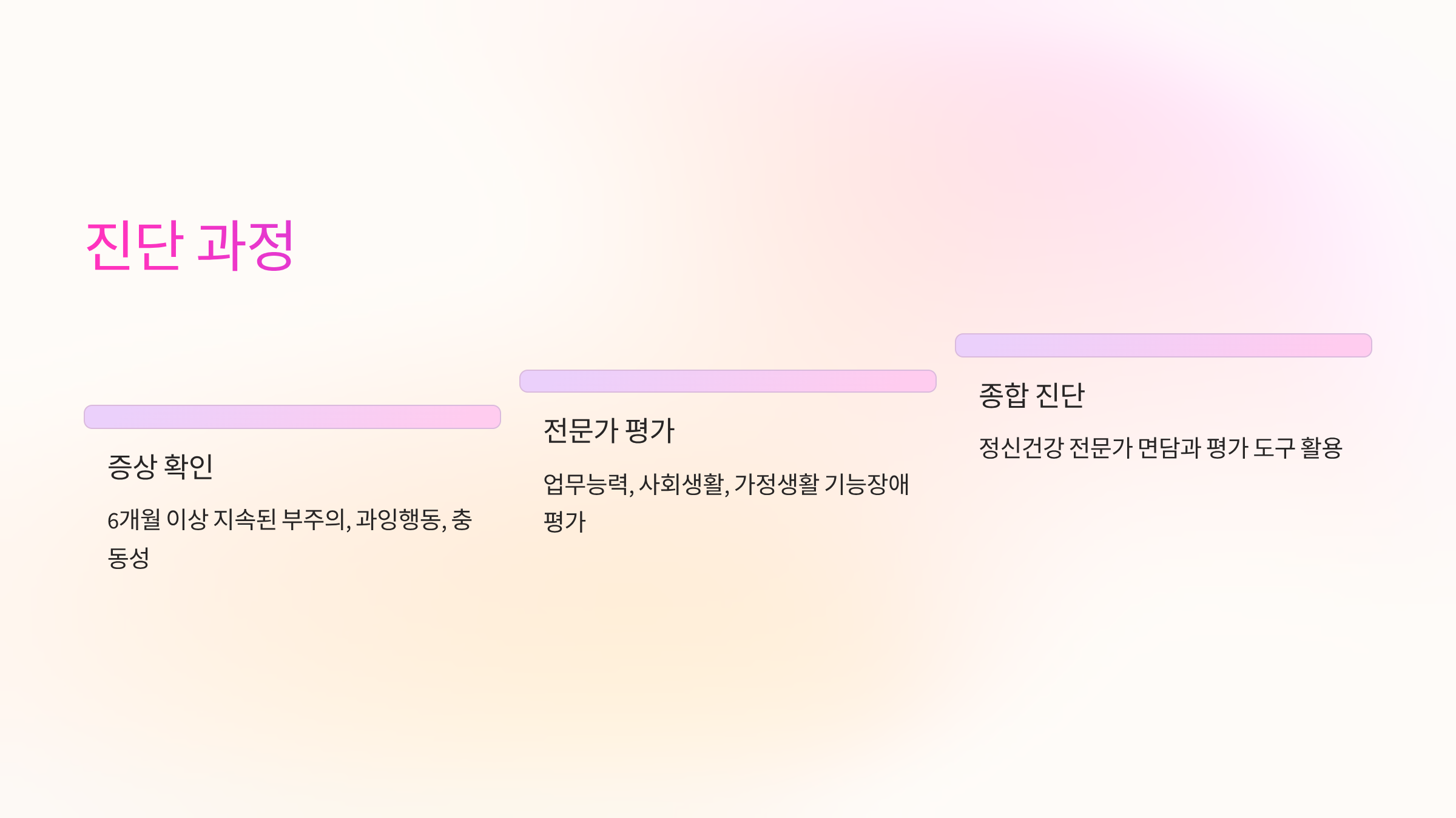 진단과정