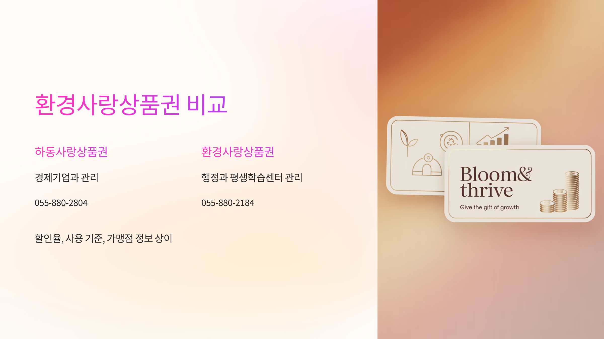 환경사랑상품권