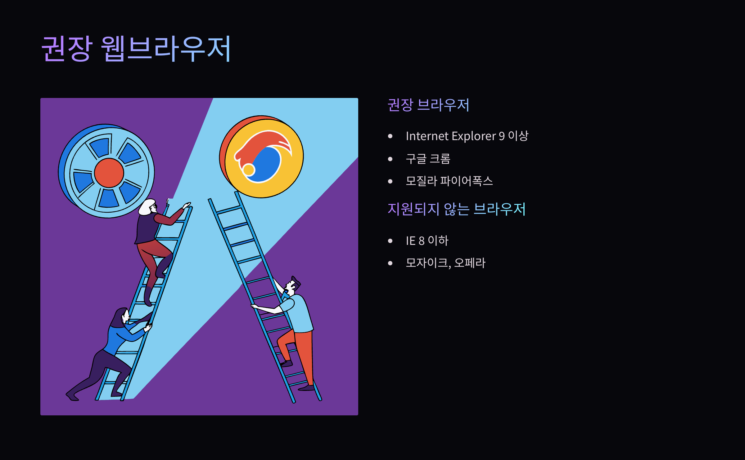 권장웹브라우저