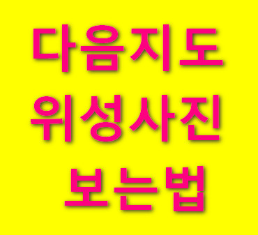 다음지도-위성사진-바로가기